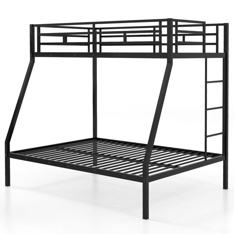 Beds & Bed Frames |  Space-saving Metal Slatted Bed Frame for Teens and Adults Noise-free No Box Spring Needed Black Bedroom Beds & Bed Frames