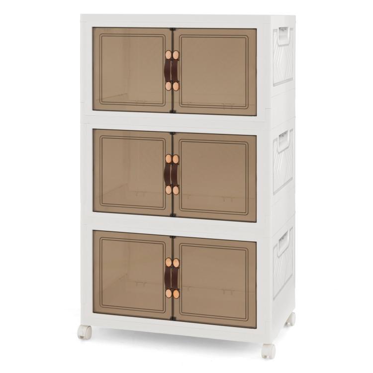 Cabinets & Chests |  Stackable Storage Bins with Lockable Wheels Cabinets & Chests Cabinets & Chests