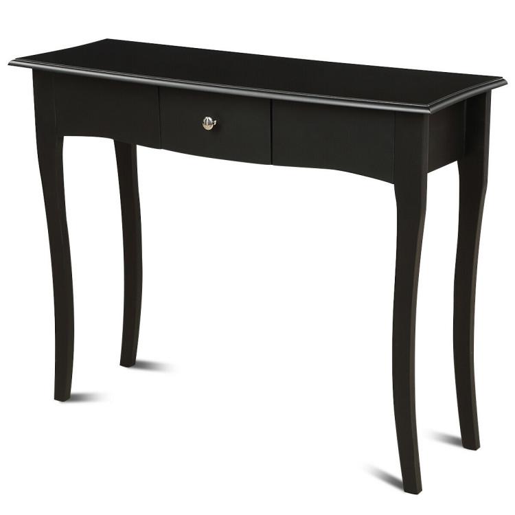 Console Tables |  Modern Multifunctional Console Table with Storage Drawer Black Console Tables Black