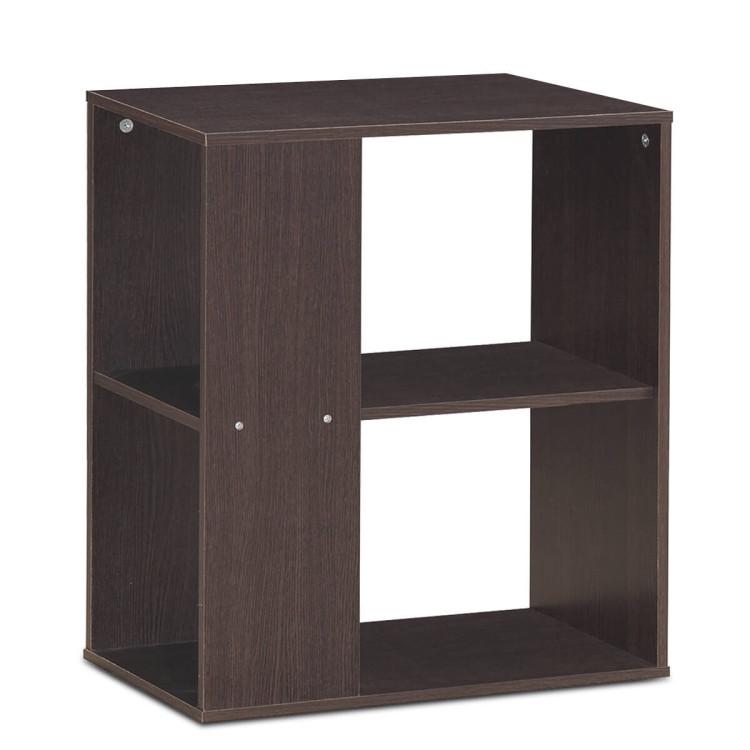 End & Side Tables |  3-Tier End Table with Open Storage and Foot Pads Brown End & Side Tables Brown