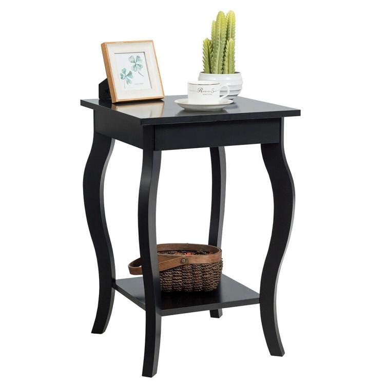 End & Side Tables |  Accent Sofa End Side Table Black End & Side Tables Black