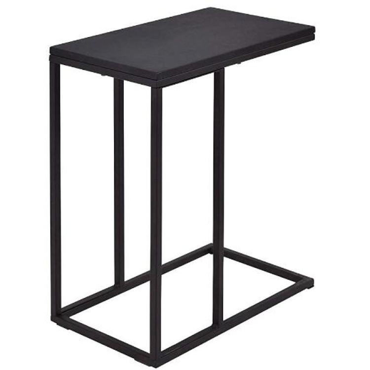 End & Side Tables |  Coffee Tray Sofa Side End Table Black End & Side Tables Black