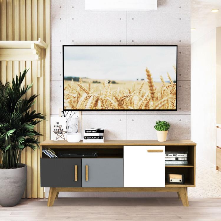 Entertainment Centers & TV Stands |  65 Inch TV Stand with 3 Storage Cabinets and 3 Open Shelves for Living Room Entertainment Centers & TV Stands Entertainment Centers & TV Stands