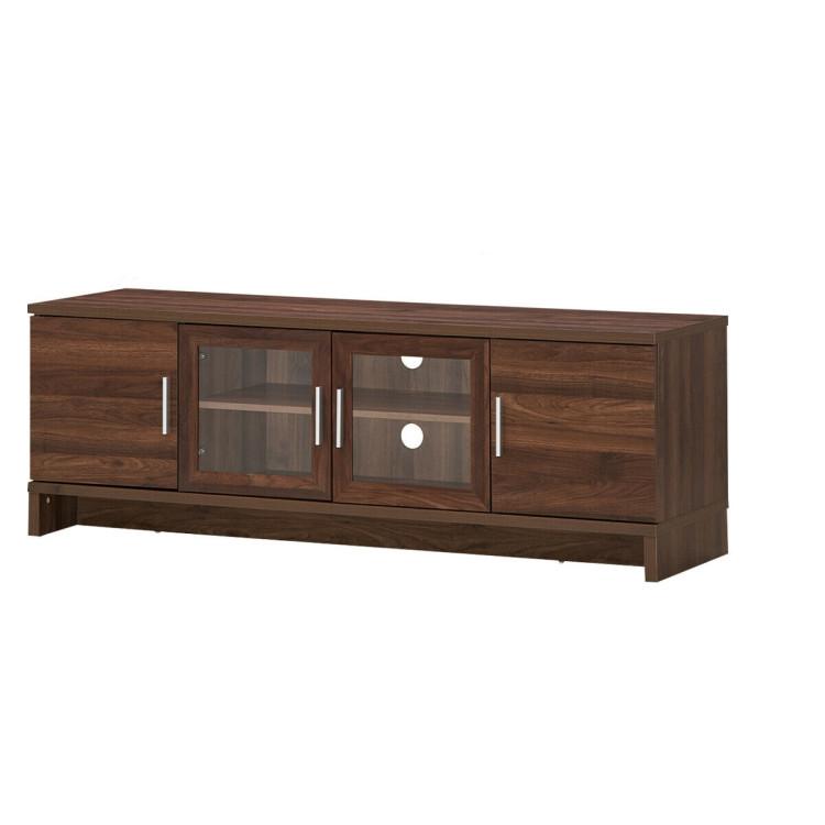 Entertainment Centers & TV Stands |  Media Entertainment TV Stand for TVs up to 70 Inches with Adjustable Shelf Walnut Entertainment Centers & TV Stands Entertainment Centers & TV Stands