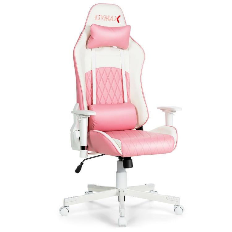 Gaming Chairs |  Ergonomic High Back Computer Desk Chair with Headrest and Lumbar Support Pink Gaming Chairs Gaming Chairs