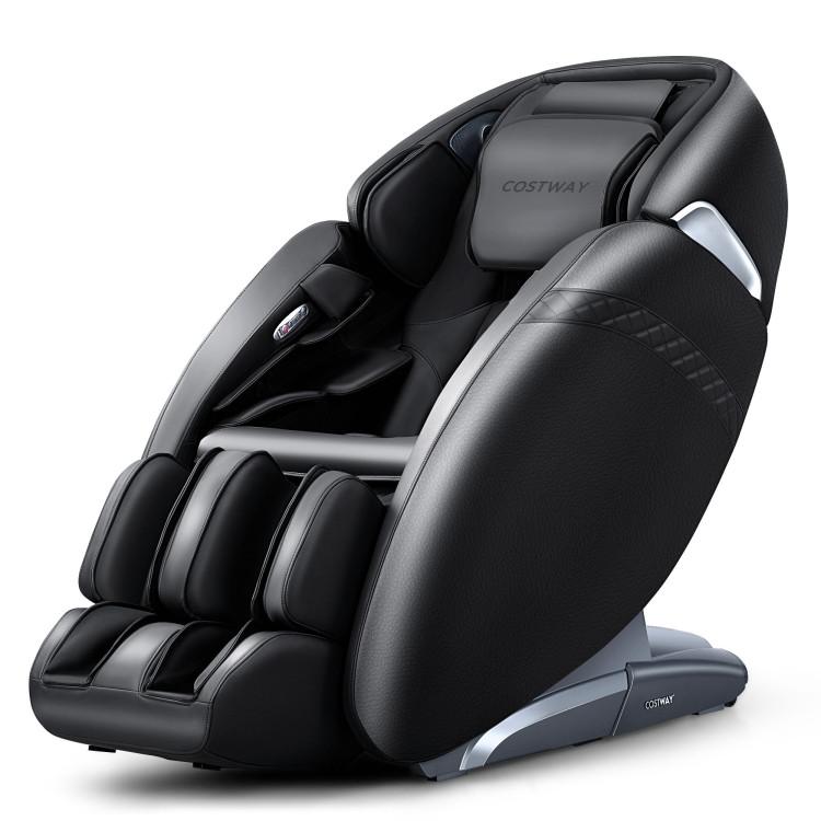 Massage Chairs |  Relaxation 09 – Electric Zero Gravity Heated Massage Chair with SL Track Black Living Room Black