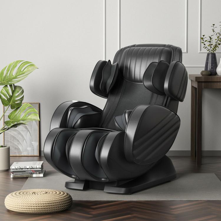 Massage Chairs |  Soothe 07 – Massage Chair Recliner with SL Track Zero Gravity Black Living Room Black