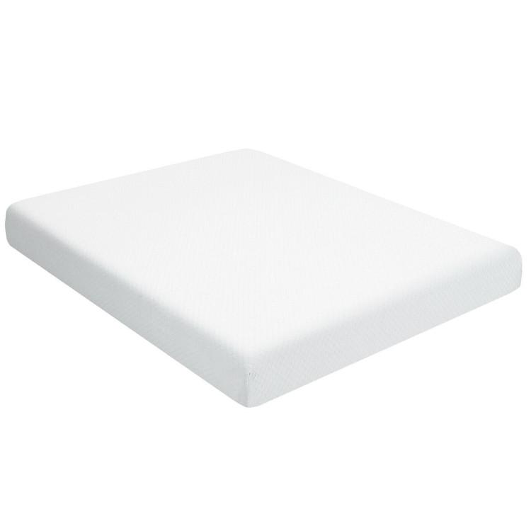 Mattresses |  8 Inch Foam Medium Firm Mattress with Jacquard Cover White Bedroom Mattresses