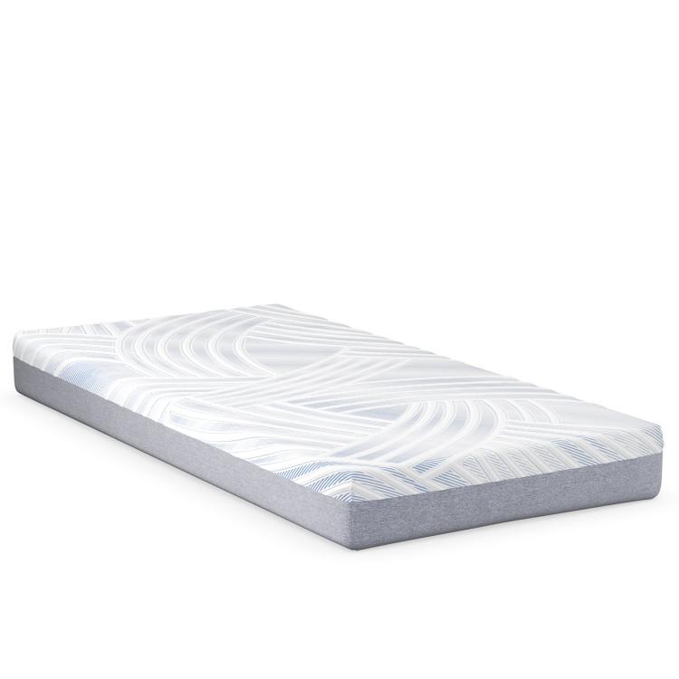 Mattresses |  8/10 Inch Twin XL Cooling Adjustable Bed Memory Foam Mattress White + Gray Bedroom Mattresses