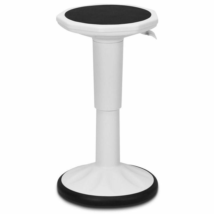 Office Chairs |  Adjustable-Height Wobble Chair Active Learning Stool for Office Stand Up Desk White Home Office Office Chairs