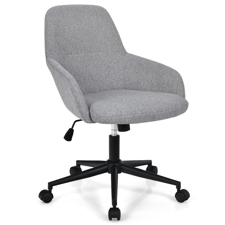 Office Chairs |  Fabric Home Office Chair with Rocking Backres Gray Home Office Gray