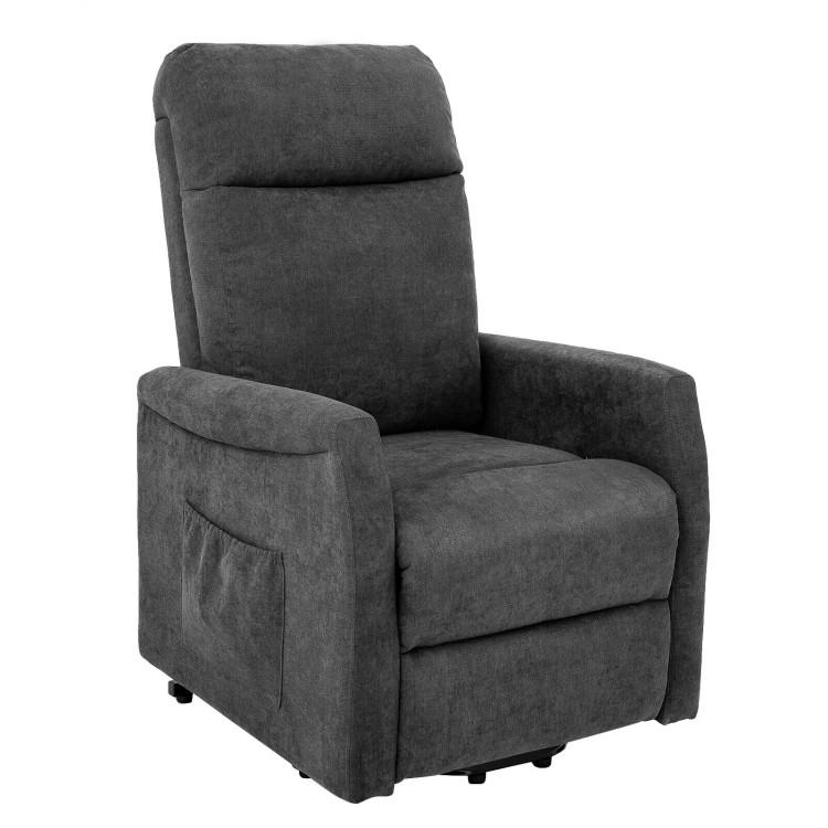 Recliners |  Power Lift Recliner Chair with Remote Control for Elderly Gray Living Room Gray