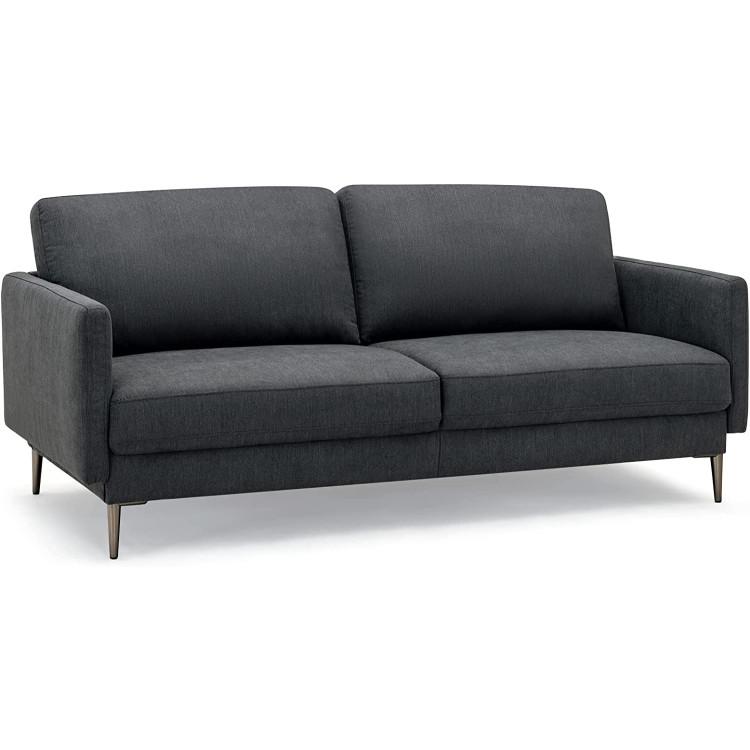 Sofas & Loveseats |  Modern Loveseat with Comfy Backrest Cushions Gray Living Room Gray