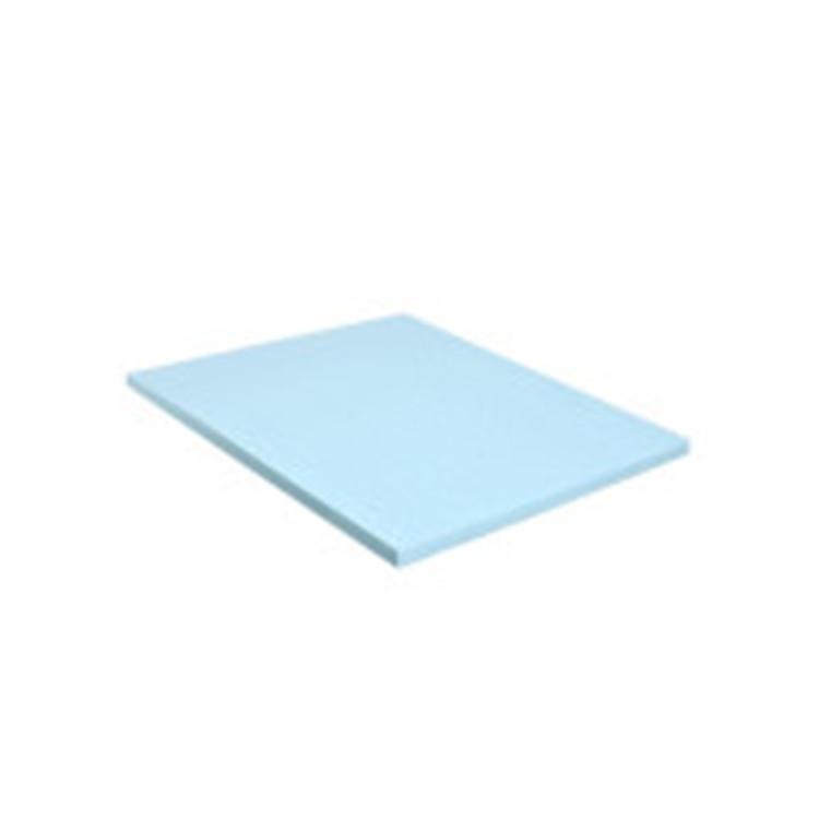 Mattresses |  4 Inch Gel Injection Memory Foam Mattress Top Ventilated Mattress Double Bed Blue Bedroom Blue