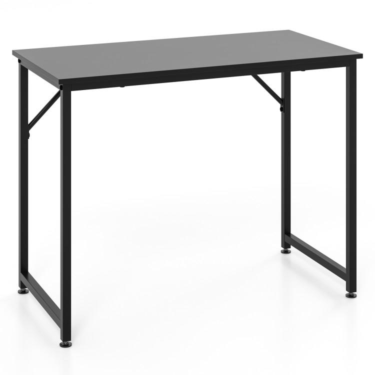 Office Desks |  L Shaped Computer Desk and Writing Workstation for Home and Office Black Home Office Black